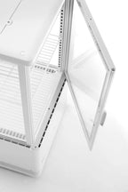 Aufsatz Vitrine weiß 98l Anti-Beschlag Höhe 1116mm