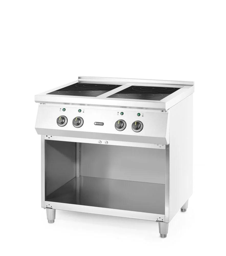 Hendi 4-flammiger Induktionsherd, 400V/17000W, 800x720x(H)854mm