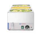 Eco Line Bain-Marie elektrisch mit Wasserablasshahn