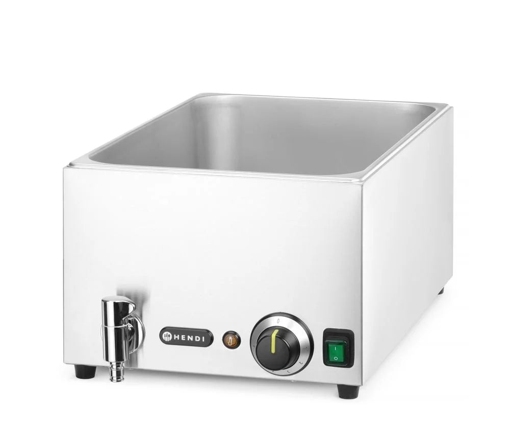 Eco Line Bain-Marie elektrisch mit Wasserablasshahn