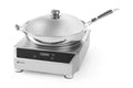 Wok à induction avec poêle wok 36 cm