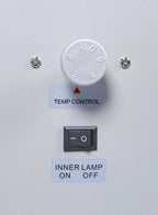 Réfrigérateur professionnel mini-bar argenté/blanc - 22 l - porte vitrée - froid statique 
