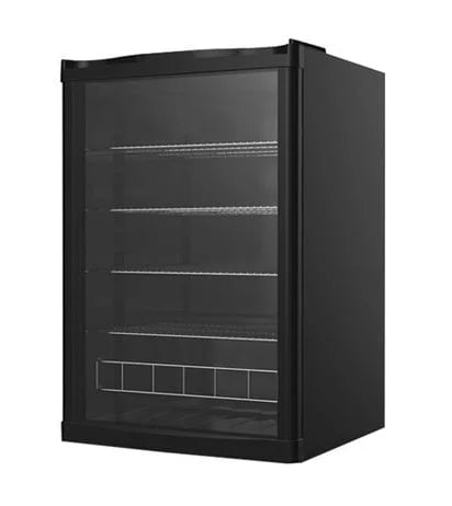 Gastro-Cool GD155 Getränkekühlschrank 130 Liter schwarz/schwarz, LED