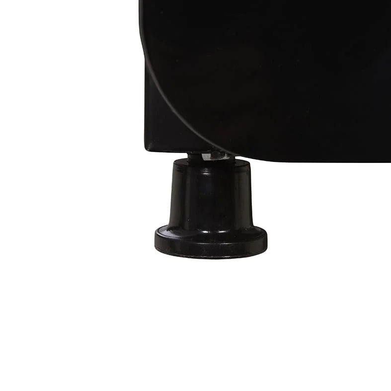 Gastro-Cool GD175 Getränkekühlschrank Retro Slim 212 Liter schwarz/schwarz, LED