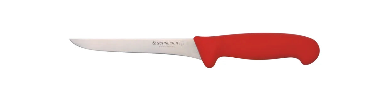 Couteau à désosser en inox Schneider 16 cm, rouge