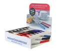 Schneider présentoir de comptoir pour couteaux de petit-déjeuner, 10 de chaque : noir, rouge, bleu