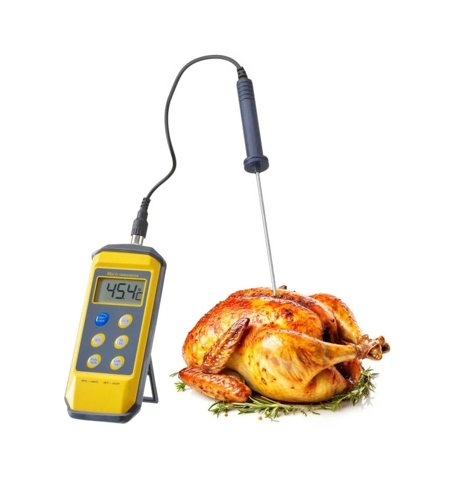 Thermomètre numérique avec sonde à piquer, 85x195x(H)45mm