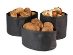 APS Brottasche -PAPERBAG- rund, Ø 17 cm x H: 11 cm, Schwarz