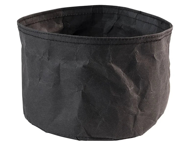 APS Brottasche -PAPERBAG- rund, Ø 17 cm x H: 11 cm, Schwarz