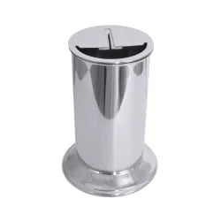 Récipient essuie-lame avec couvercle, 1,5 L, diamètre 11 cm, hauteur 20 cm