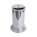 Récipient essuie-lame avec couvercle, 1,5 L, diamètre 11 cm, hauteur 30 cm