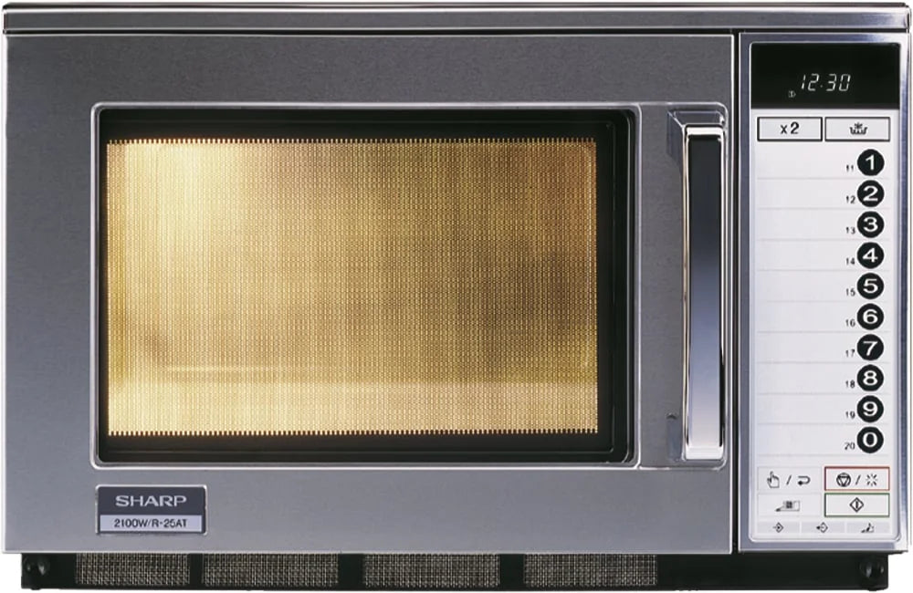 SHARP Micro-ondes professionnel-2100 W avec commande électronique et écran LCD
