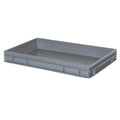 Bac gerbable Euro 600x400 mm, gris - 75 mm