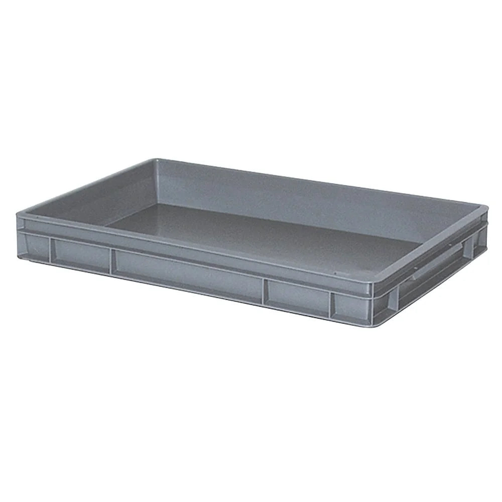 Bac gerbable Euro 600x400 mm, gris - 75 mm