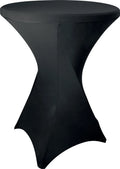 SARO Housse, noire pour table haute de fête