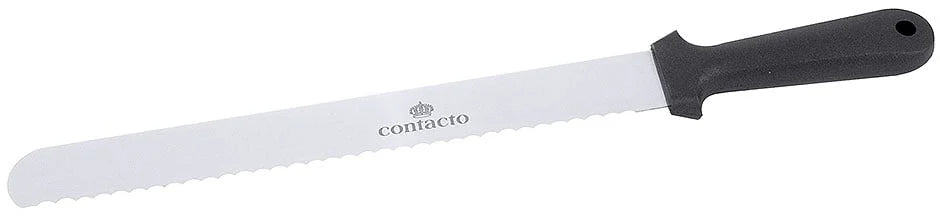Couteau de pâtissier à lame dentelée sur un seul côté, longueur de lame 30,5 cm
