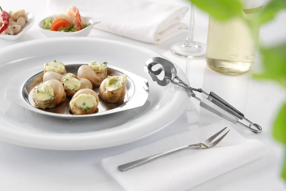 Pince à escargots modèle à presser Kneifmoell en acier inoxydable