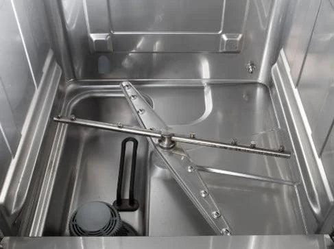 Lave-verre professionnel - casier de 40/40 cm - pompe de vidange - 230 V 