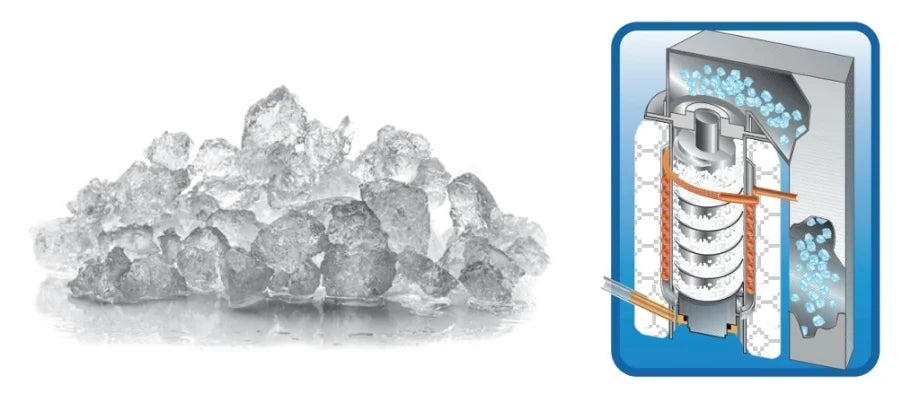 Nordcap Machine à glace en paillettes SPH 80 L