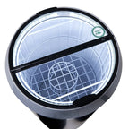 Gastro-Cool PT75 refroidisseur de fête / baril réfrigérant 73 litres avec couvercle en verre et cadre décoratif argenté + LED, sur roulettes