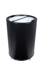 Gastro-Cool PT85 Party-Cooler / Kühltonne 86 Liter mit Glasdeckel schwarz