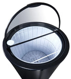 Gastro-Cool PT85 Party-Cooler / Kühltonne 86 Liter mit Glasdeckel schwarz