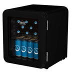 Réfrigérateur professionnel mini-bar noir - 48 l - froid statique - Retro Design