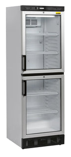 NordCap Gewerbekühlschrank KU 380 2G mit 2 Glastüren mit Griff