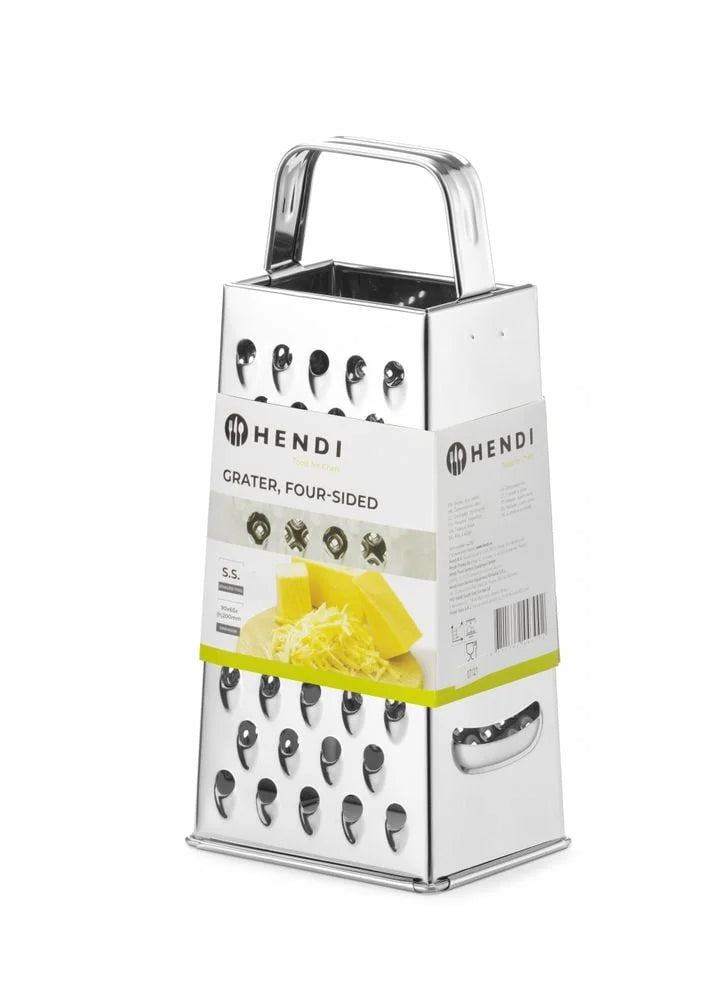 Râpe de cuisine carrée en acier inoxydable 90x65x200 mm