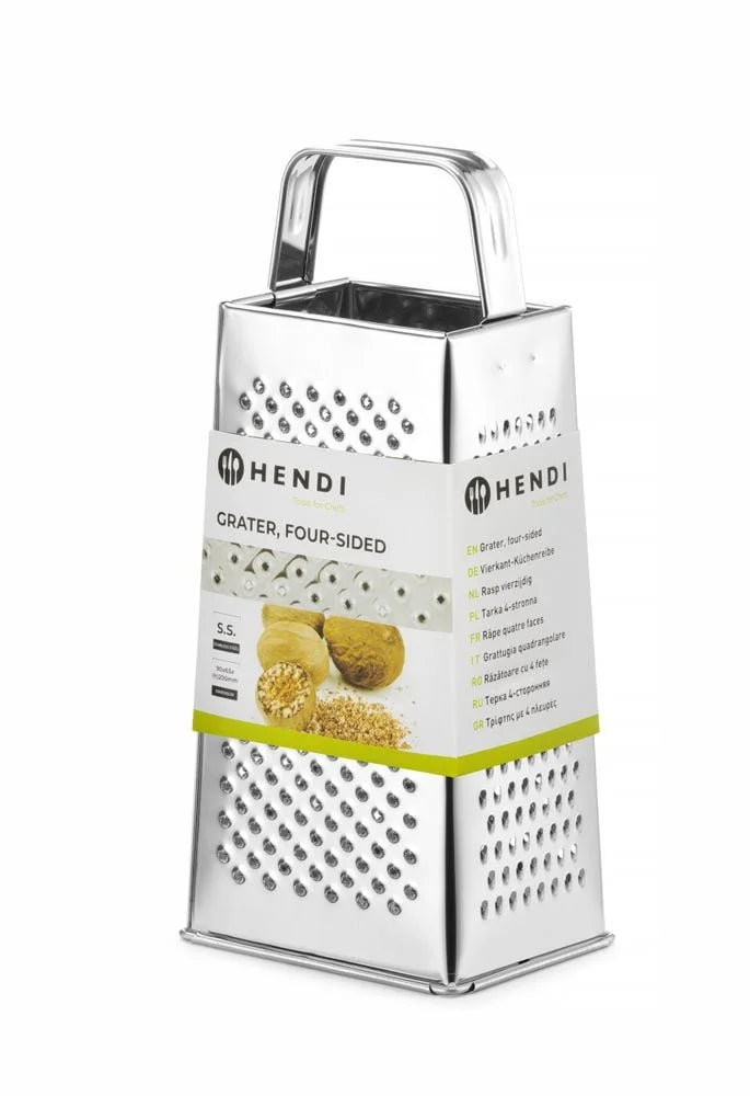 Râpe de cuisine carrée en acier inoxydable 90x65x200 mm
