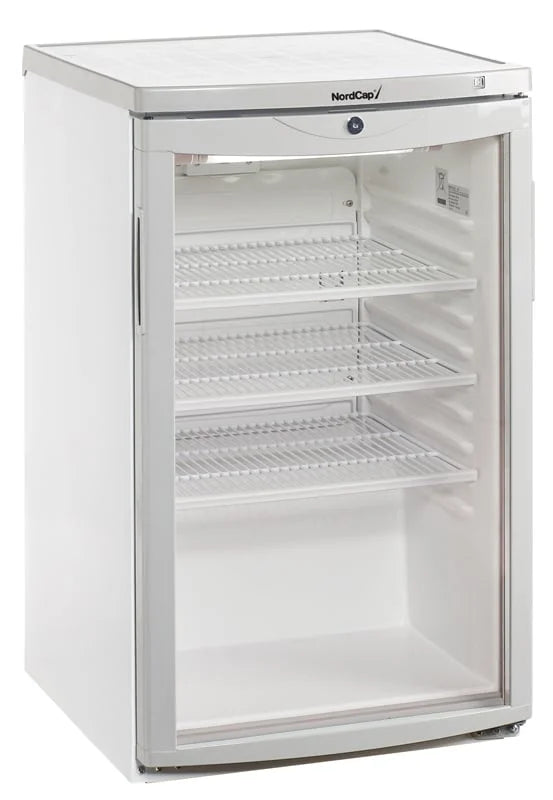 NordCap armoire réfrigérée professionnelle UKU 145 G avec porte vitrée bombée