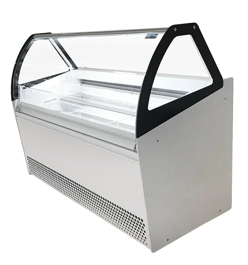 NordCap Speiseeisvitrine BERMUDA VIEW LX 10 UM mit Umluftkühlung