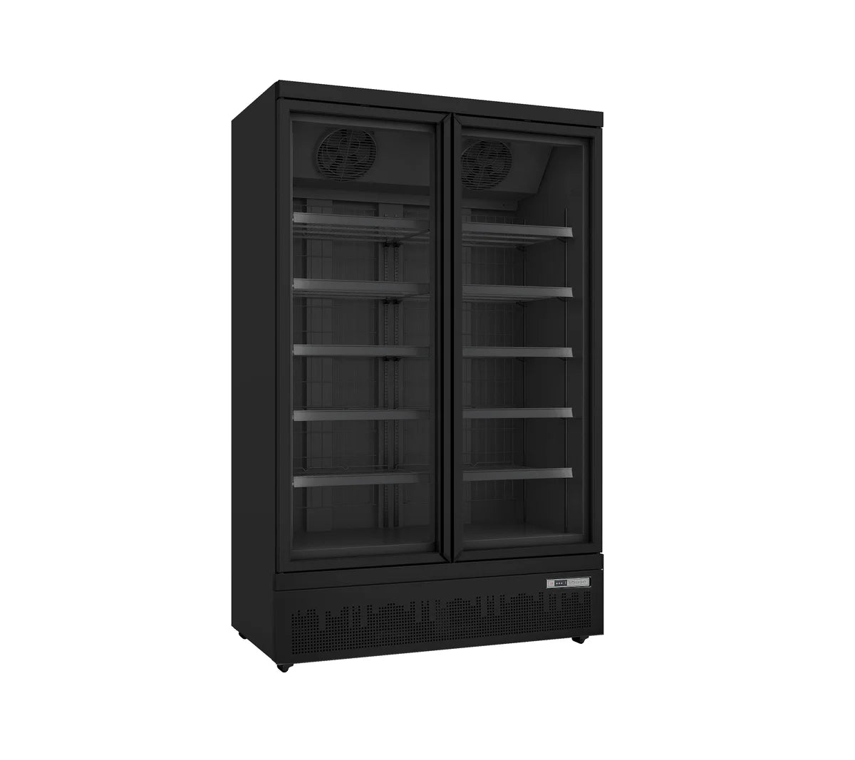 Armoire négative inox - 240 l - porte vitrée - froid ventilé - PRO