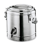 Thermogetränkebehälter, 8 ltr., Ø 24 cm, Chromnickelstahl