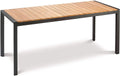 Table barths Paros 1600 x 900 mm anthracite/teck