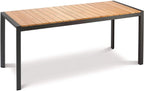 Table barths Paros 1600 x 900 mm anthracite/teck