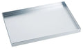 Plaque de cuisson, aluminium, décapée, LxPxH 30x20x2cm