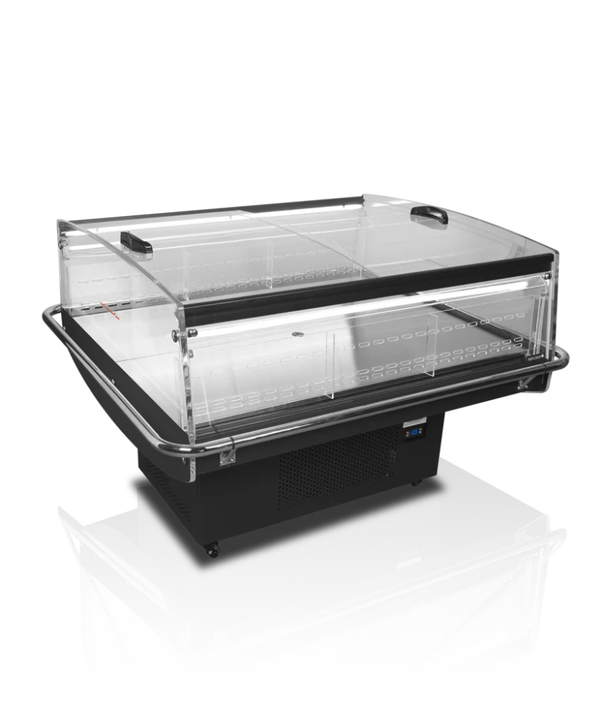 Tefcold Impuls-Kühlinsel PDC126 VS SL LED, schwarz