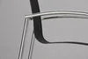 chaise empilable barths Khartum inox/noir