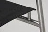 chaise empilable barths Khartum inox/noir