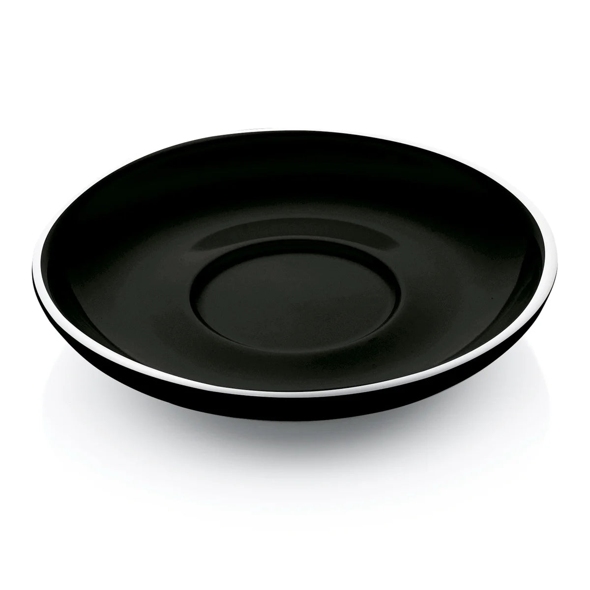 Cappuccinountertasse Italia Black für 4998 020, Porzellan