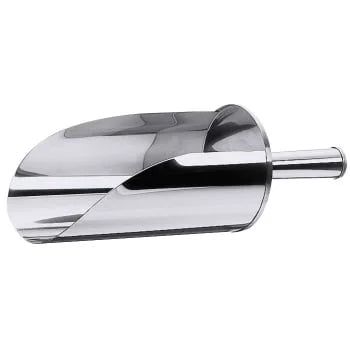 Pelle à farine, finition satinée, diamètre de pelle 16 cm, longueur 40 cm