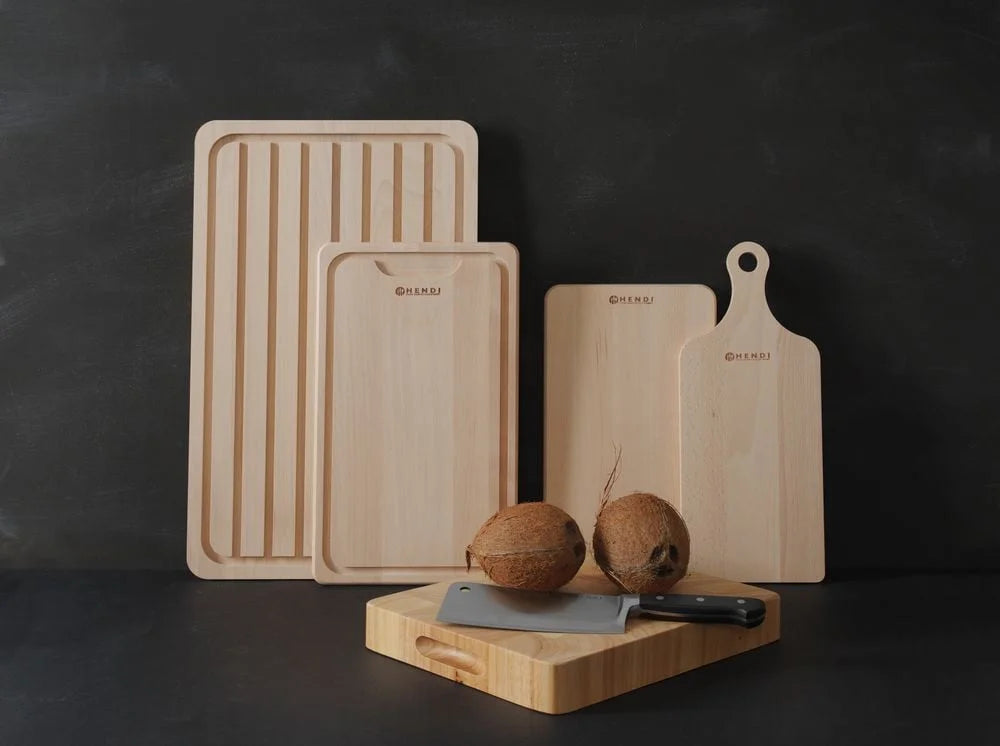 Planche à découper en bois GN 1/1 530x325x(H)45mm