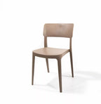 Feros Wing Chair Sand Beige, Chaise empilable en plastique