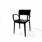 Feros Wing  Armchair Schwarz, Stapelstuhl Kunststoff