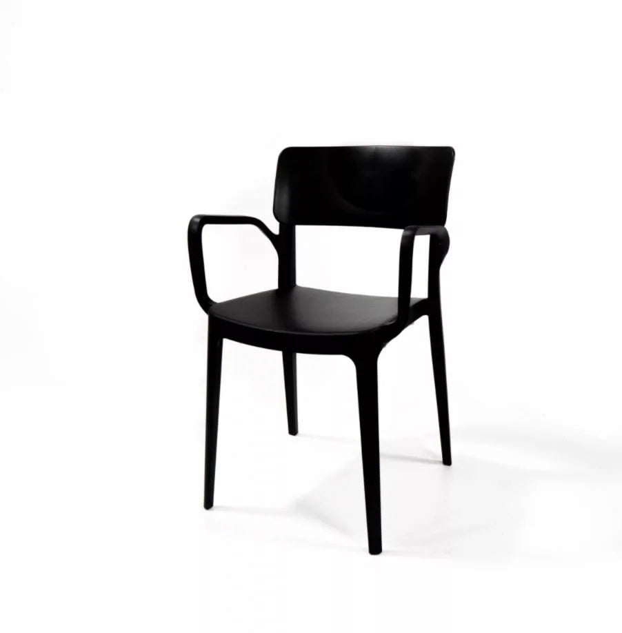 Feros Wing  Armchair Schwarz, Stapelstuhl Kunststoff