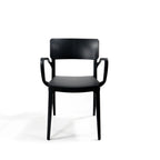 Feros Wing  Armchair Schwarz, Stapelstuhl Kunststoff