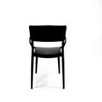 Feros Wing  Armchair Schwarz, Stapelstuhl Kunststoff