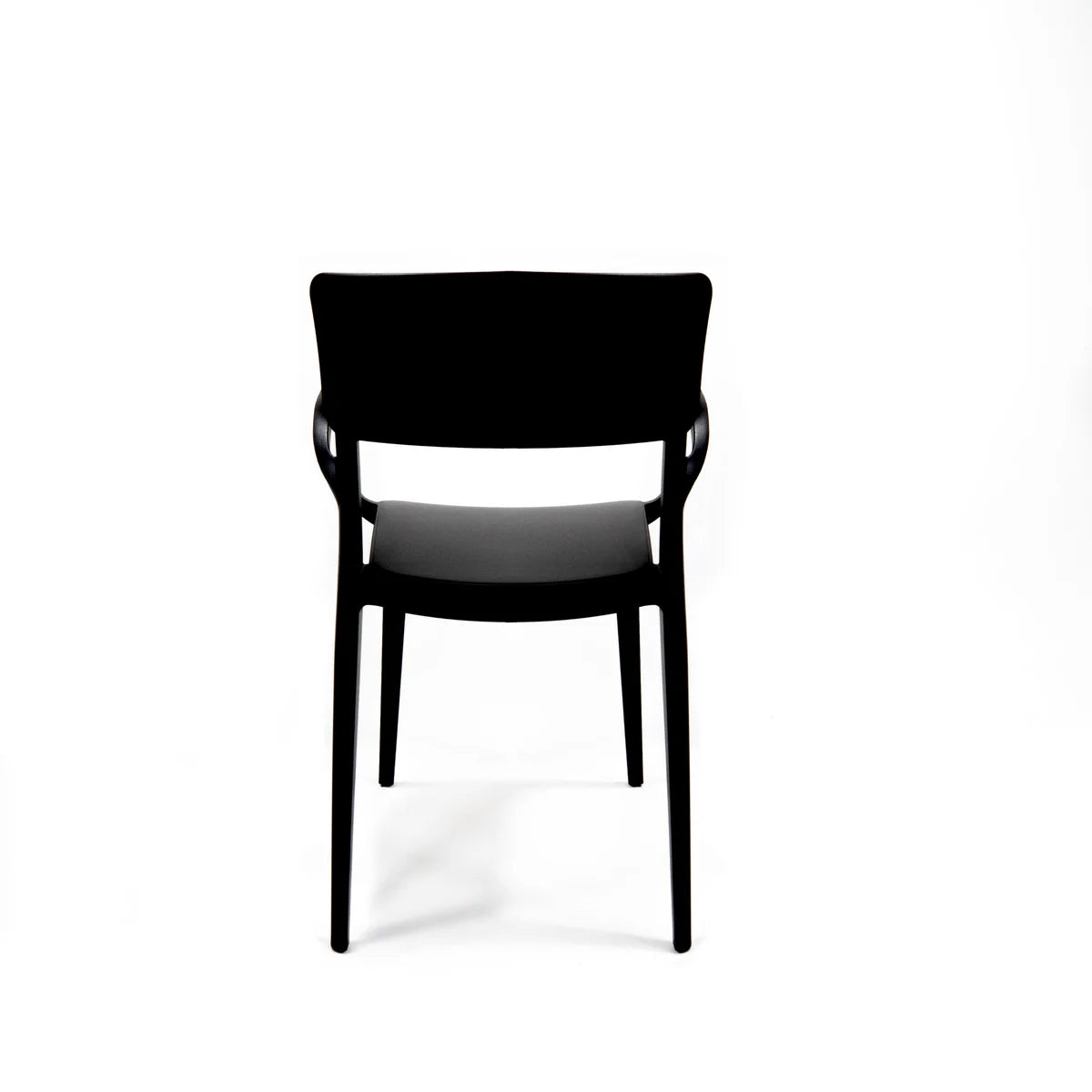 Feros Wing  Armchair Schwarz, Stapelstuhl Kunststoff