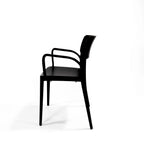 Feros Wing  Armchair Schwarz, Stapelstuhl Kunststoff
